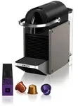 NESPRESSO ORIGINAL | PIXiE Redesign | Kaffeekapselmaschine von Krups | Titan - Silber