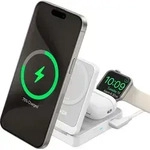 Anker MagGo Kabellose Ladestation (Faltbar 3-in-1) Wei&szlig;