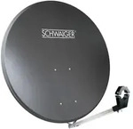 Schwaiger SPI2080 018, Grau, Aluminium, 78 cm - Grau