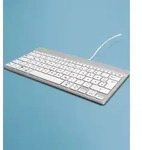 R-Go Tastatur Compact Break DE-Layout verkabelt wei&szlig; - Wei&szlig;