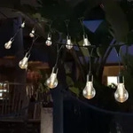 LED Lichterkette GL&Uuml;HBIRNE - 20 Filament LED - L: 9,5m - koppelbar bis 100 LED...