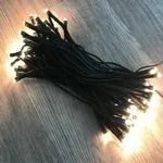100'er LED Solar Lichterkette warmwei&szlig; - Gr&uuml;n