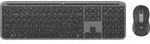 NL Logitech MK950 Signature Slim Combo Desktopset US Layout - Grau