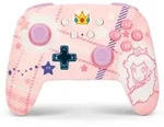 Powera Princess Peach Drahtloser Gamepad F&uuml;r Nintendo Switch Rosa Rosa One Size -