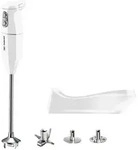 ESGE Zauberstab Cordless Pro Wei&szlig; | Akku-Stabmixer mit 2 Akkus, kabellos,