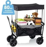 EASYmaxx 13362, Manueller Gartenwagen, 4 Rad/R&auml;der, Kunststoff, Polyester, Stahl,
