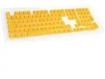 Ducky PBT Double-Shot Keycap Set Yellow - Gelb