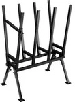 Wiltec S&auml;gebock verzinkt klappbar, 715 x 530 x 1040 mm, mit 4 Haltern und