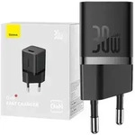 Baseus-Netzladeger&auml;t, GaN5 Fast Charger 30 W, 1 x USB Typ-C 5 V/3 A, schwarz