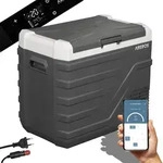 AREBOS 43L Kompressor K&uuml;hlbox | bis -20&deg;C | 12/24V & 230V mit APP - Grau