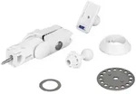 Quickmount Halterung (wei&szlig;, Werkzeuglose Schnellmontage f&uuml;r Ubiquiti CPE-Produkte)
