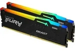 Kingston Technology FURY Beast 64GB 6000MT/s DDR5 CL30 DIMM (2er-Kit) RGB EXPO, 64