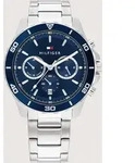Tommy Hilfiger Jordan Chronograph Herrenuhr - Dunkelblau/Silber