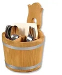 Kesper 69294, Besteckhalter, Braun, 140 mm, 140 mm, 200 mm, 264 g - Braun