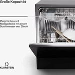 Klarstein DSM-D class - amazon, Klarstein Mini-Geschirrsp&uuml;ler f&uuml;r 8 Gedecke,...