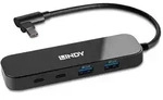 4 Port USB 3.2 Gen 2 Typ C Hub - Schwarz