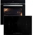 Backofen und Induktionskochfeld SET8017IH77FZ - Schwarz