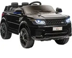HOMCOM Kinder Elektroauto, SUV mit Fernbedienung, Musik, bis 5 km/h, Schwarz -