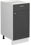 K&uuml;chenunterschrank Vicco Fame-Line Anthrazit-Gold 40 cm ohne Arbeitsplatte, Model