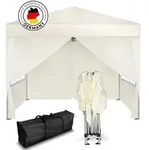 Kronenburg Faltpavillon 3x3m - Wasserfest, UV-Schutz 50+, 4 Seitenteile,...