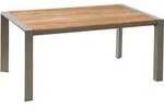 Dehner Ausziehtisch Cleveland, 160/240 x 101 x 76 cm, Aluminium / FSC&reg;-es...