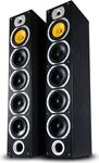 HiFi-S&auml;ulenlautsprecher, 2 x 200 W RMS, schwarz