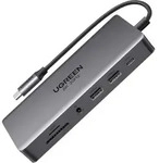 Hub Ugreen Cm681 15978 13W1 Usb-C - 2X Usb-A 3.2 / 2X Usb-A 3.0 / Usb-C 3.2 / 2X Hdmi