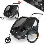 KESSER&reg; Kinderanh&auml;nger Fahrradanh&auml;nger Sport-RX 2 in 1 Joggerfunktion