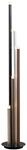 Lucande LED-Stehleuchte Stoika, 150 cm, 5-flg., Metall - Schwarz