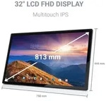 XORO MegaPAD 3204 V7, 32 Zoll, Android Tablet-PC, kapazitives Multitouch Display -