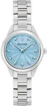 Bulova Damenuhr Bulova Sutton Diamanten Damenuhr Bulova-96P250 - Blau
