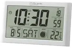 Digitale LCD Tischfunkuhr mit Datumsanzeige + Temperaturanzeige Ger&auml;uschlos Digitale