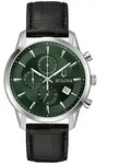 Bulova 96B413 Herrenuhr Chronograph Sutton Schwarz/Gr&uuml;n - Gr&uuml;n