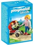PLAYMOBIL City Life 5573 Zwillingskinderwagen - Bunt