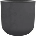 Runder Basalt-Topf bis 67l Anthrazit - Eda - Grau