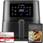 KLAMER Hei&szlig;luftfritteuse XL 5,5l, Multifunktionale Heissluftfritteuse, &ouml;lfreie