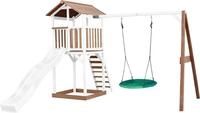 AXI Beach Tower Spielturm aus Holz in Braun & Wei&szlig; | Spielhaus f&uuml;r Kinder mit