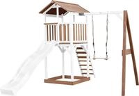 AXI Beach Tower Spielturm aus Holz in Braun & Wei&szlig; | Spielhaus f&uuml;r Kinder mit