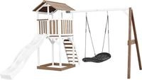 AXI Beach Tower Spielturm aus Holz in Braun & Wei&szlig; | Spielhaus f&uuml;r Kinder mit