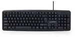 Gembird KB-U-103, Volle Gr&ouml;&szlig;e (100%), Kabelgebunden, USB, Schwarz - Schwarz