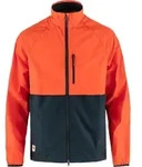 Fj&auml;llr&auml;ven Herren High Coast Hybrid Windjacke Dark Navy-Flame Orange L - L