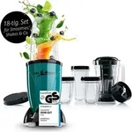 GOURMETmaxx Smoothie Maker 18tlg. Set Stand-Mixer inkl. 4 To-Go Becher mit Deckel 2
