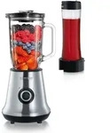 SEVERIN Multimixer + Smoothie Mix & Go SM 3737 - Silber