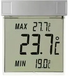 Digitales Fenster-Thermometer VISION, 30.1025, TFA Dostmann - Silber