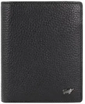 Braun B&uuml;ffel Theo Geldb&ouml;rse RFID Schutz Leder 10 cm - Schwarz