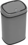 SVITA Sensor-M&uuml;lleimer 58L Stahl M&uuml;lleimer mit Sensor Abfalleimer Grau - Grau