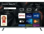 Coocaa 43R5G 4K-Fernseher mit Equalizer, EPG, Sleep-Timer & Kindersicherung - Schwarz