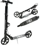 Roller Scooter Kickroller Cityroller Raven Straight 200mm mit Handbremse, Glocke und