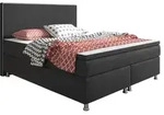 Inter Handels Boxspringbett King Size 180x200 - Boxspringbett aus Webstoff...