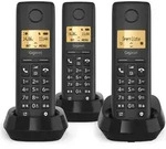 Gigaset PURE 100 trio, Analoges/DECT-Telefon, Kabelloses Mobilteil,